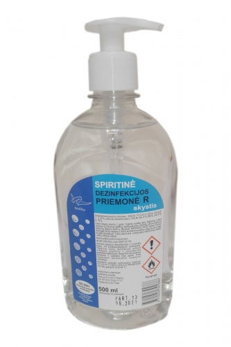 4770248345886 Dezinfekcinė spiritinė priemonė rankoms, su dozatoriumi, 500 ml - Image 1