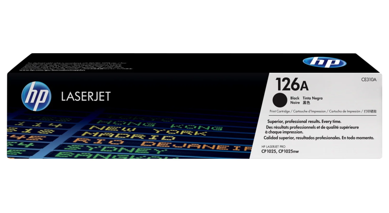 48mfcH14h3erb3lwZCbcOL5KUOow2scKfGm6eWXy HP 126A (CE310A) Lazerinė kasetė, Juoda - Image 1