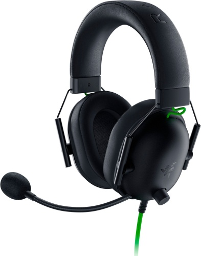 4c9750f9-7726-4c83-9e67-50e028047bbf Razer BlackShark V2 X Laidinės žaidimų ausinės, Juoda/Žalia - Image 1