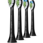 Philips Sonicare W2 Optimal White HX6064/88 Sonic Dantų šepetėlio galvutės, Juoda