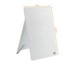 Stiklinė balta lentelė Nobo užrašams 22x30cm, pastatoma su prispaudėju  dokumentams - Image 7