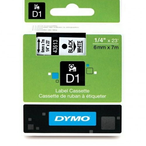 51096 Dymo Label 43613 Balta /Juoda (S0720780), juostelė - Image 1