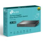 TP-Link TL-SG1210MPE 10-Port Gigabit Easy Smart Šakotuvas su 8-Port PoE+ - Image 4