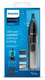 Philips 3000 Series NT3650/16 Nosies, ausų ir antakių plaukų kirpimo mašinėlė, Pilka - Image 2