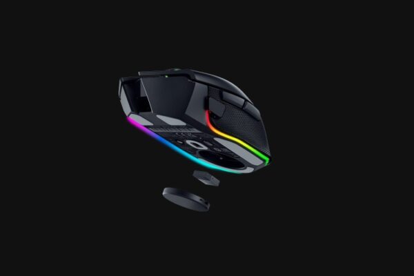 Razer Basilisk V3 Pro Belaidė žaidimų pelė RF Wireless+Bluetooth+USB-C, 30000 DPI, Juoda - Image 6