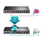 TP-Link TL-SG1210MPE 10-Port Gigabit Easy Smart Šakotuvas su 8-Port PoE+ - Image 6