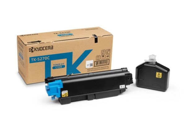 Kyocera TK-5270C Lazerinė kasetė, Žydra - Image 3