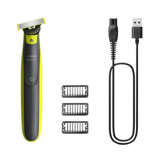 7954f756-25ad-4920-9735-01616c6d2942 Philips OneBlade 360 QP2724/23 Barzdaskutė, Grey/Lime - Image 1