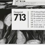 HP 713 (3ED58A) Printhead Replacement Kit, juoda, žydra, purpurinė, geltona