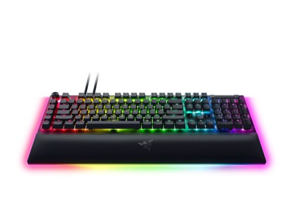 Razer BlackWidow V4 Pro Laidinė žaidimų klaviatūra RGB, Yellow Linear Switch, US, Juoda - Image 4