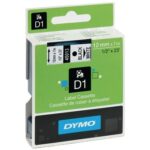 Dymo D1 45013 Juoda/Balta (S0720530), juostelė