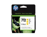 HP 712 3-pack (3ED79A) Rašalinė kasetė, Geltona - Image 2