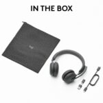 Logitech Zone Wireless 2 UC Belaidės ausinės, USB-C, USB-C Bluetooth receiver, Graphite - Image 13