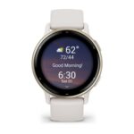 Garmin Vivoactive 5 Išmanusis laikrodis 30.4 mm Cream Gold Aluminum, Ivory Case and Silicone Band - Image 4