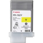 Canon PFI-102Y (0898B001) Rašalinė kasetė, Geltona - Image 2
