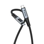 Verbatim 31848 Sync & Charge Kabelis USB-C į USB-C 100W 480Mbps 120cm, Power Display, Pilka/Juoda - Image 2