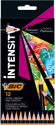 951844 Bic Spalvoti pieštukai Intensity 12 spalvų rinkinys 951844 - Image 1