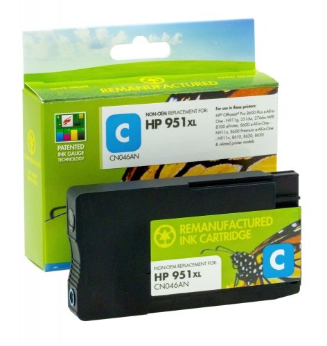 951xl_c_box_and_rcart Neoriginali Static Control HP 951XL (CN046AE) Nauja mikroschema, žydra kasetė - Image 1