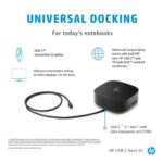 HP USB-C Dock G5 (5TW10AA) Jungčių stotelė, Juoda - Image 22