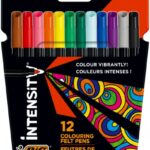 Bic Flomasteriai Intensity Up, 12 spalvų rinkinys 978004