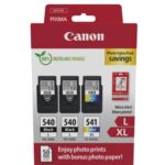 Canon PG-540L/CL-541XL (5224B015) Photo value pack Rašalinių kasečių komplektas, BK/CMY