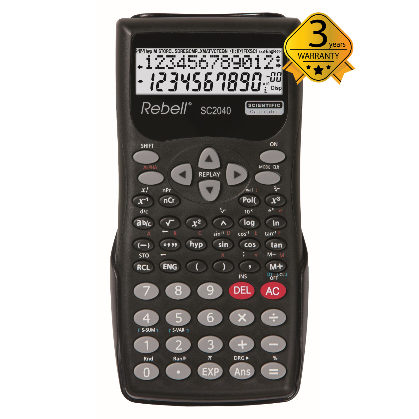Calculator_Scientific_Rebell_SC2040_1 Skaičiuotuvas mokslinis Rebell SC2040 Patvirtintas egzaminų centro - Image 1