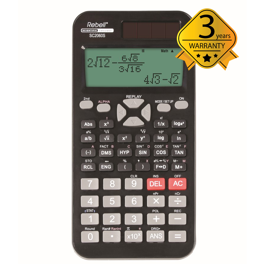 Calculator_Scientific_Rebell_SC2060S_1 Skaičiuotuvas mokslinis Rebell SC2060S Patvirtintas egzaminų centro - Image 1