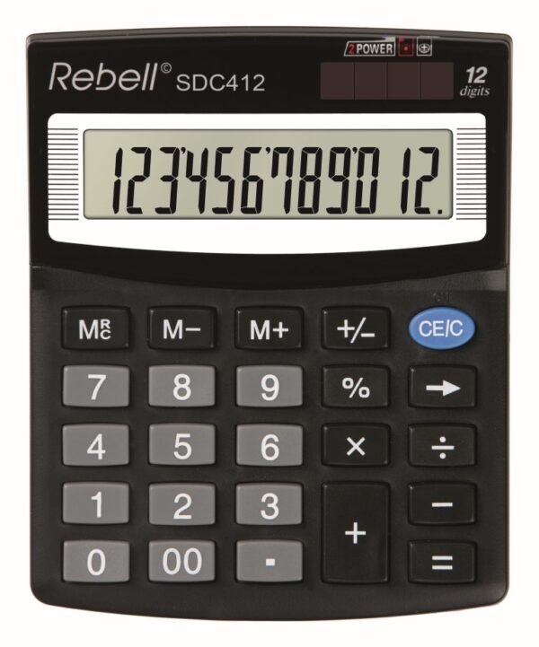 Skaičiuotuvas mažas stalinis Rebell SDC412 - Image 2