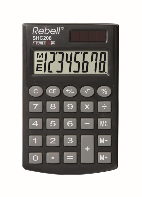 Skaičiuotuvas kišeninis Rebell SHC208 - Image 2