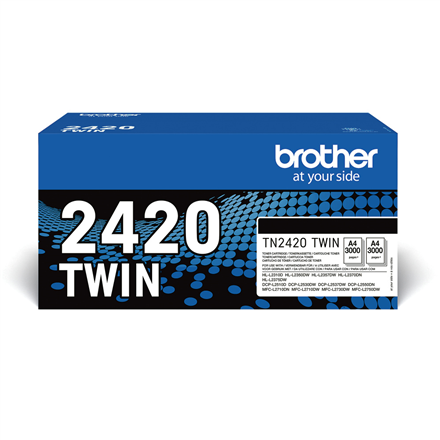 Cartridge_Brother_TN2420TWIN_OEM Kasetė Brother TN-2420TWIN BK 2x3000psl OEM - Image 1