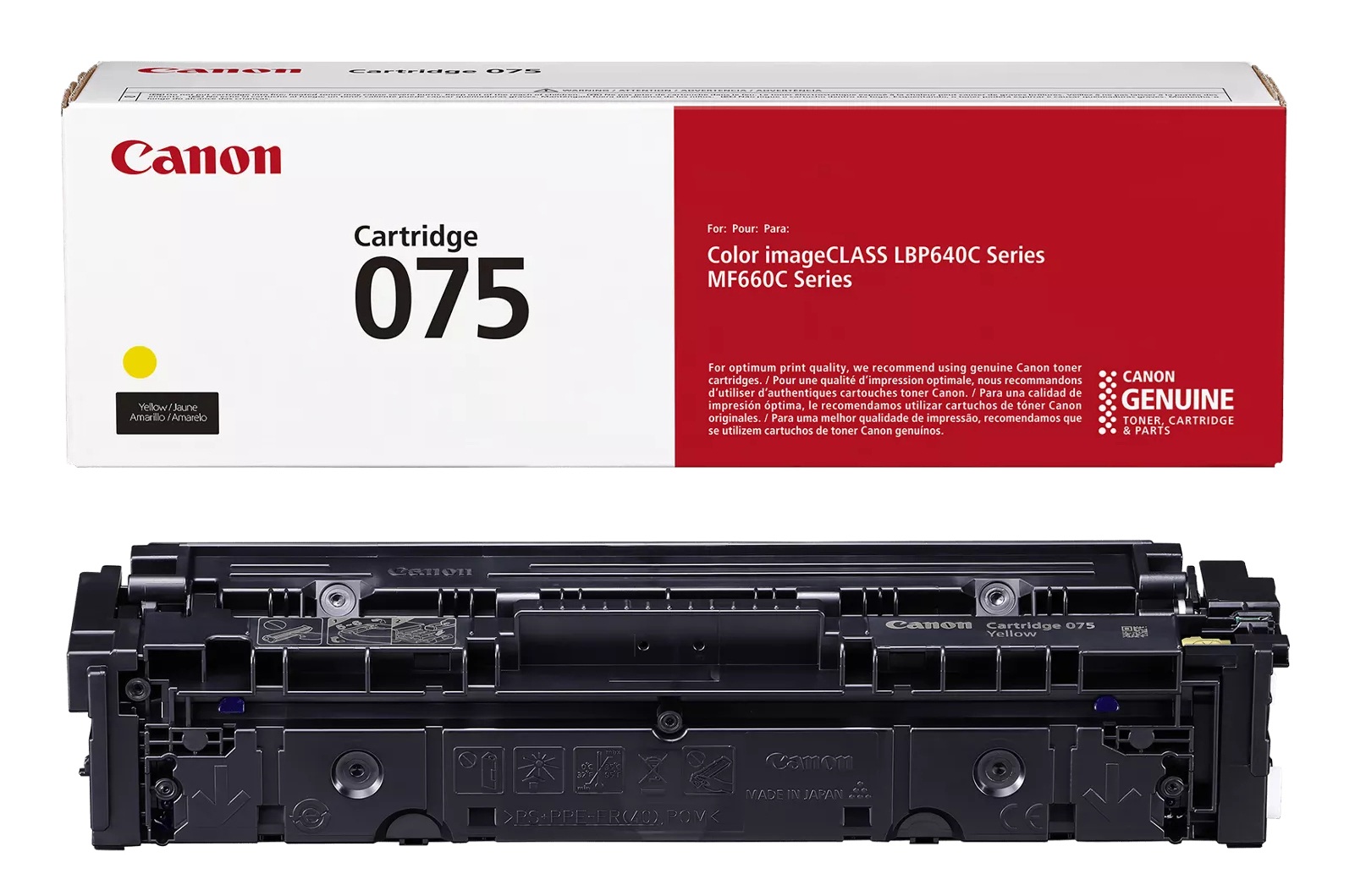 Cartridge_Canon_075_6362C002_YL_OEM Kasetė Canon 075 (6362C002) YL 1300psl OEM - Image 1