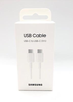 Processed By eBay with ImageMagick, z1.1.0. ||B2 Įkroviklio laidas Samsung EP-DA705BWEGWW USB-C to USB-C 1m WH - Image 1