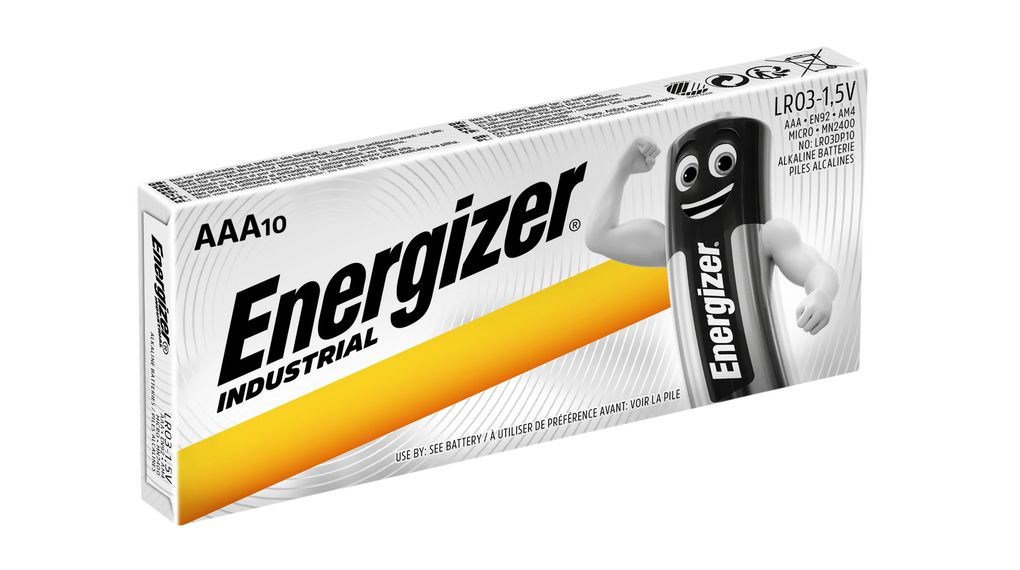 Energizer_Industrial_AAA_LR03 Baterija Energizer Industrial AAA/LR03 10-pack - Image 1