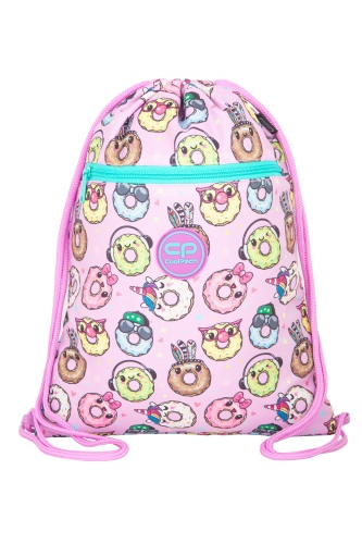 HyKtn43xrbFuhY6ti7PS0ELdaqZlvvbtdlb5C4sN Maišelis sportinei aprangai CoolPack Vert tHappy donuts - Image 1