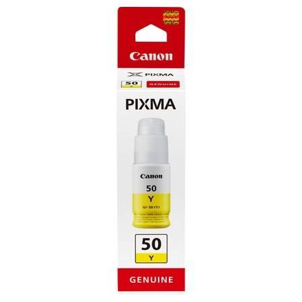 Ink_Canon_GI50Y_3405C001_YL_OEM Ink Canon GI-50Y (3405C001) YL 70ml OEM - Image 1