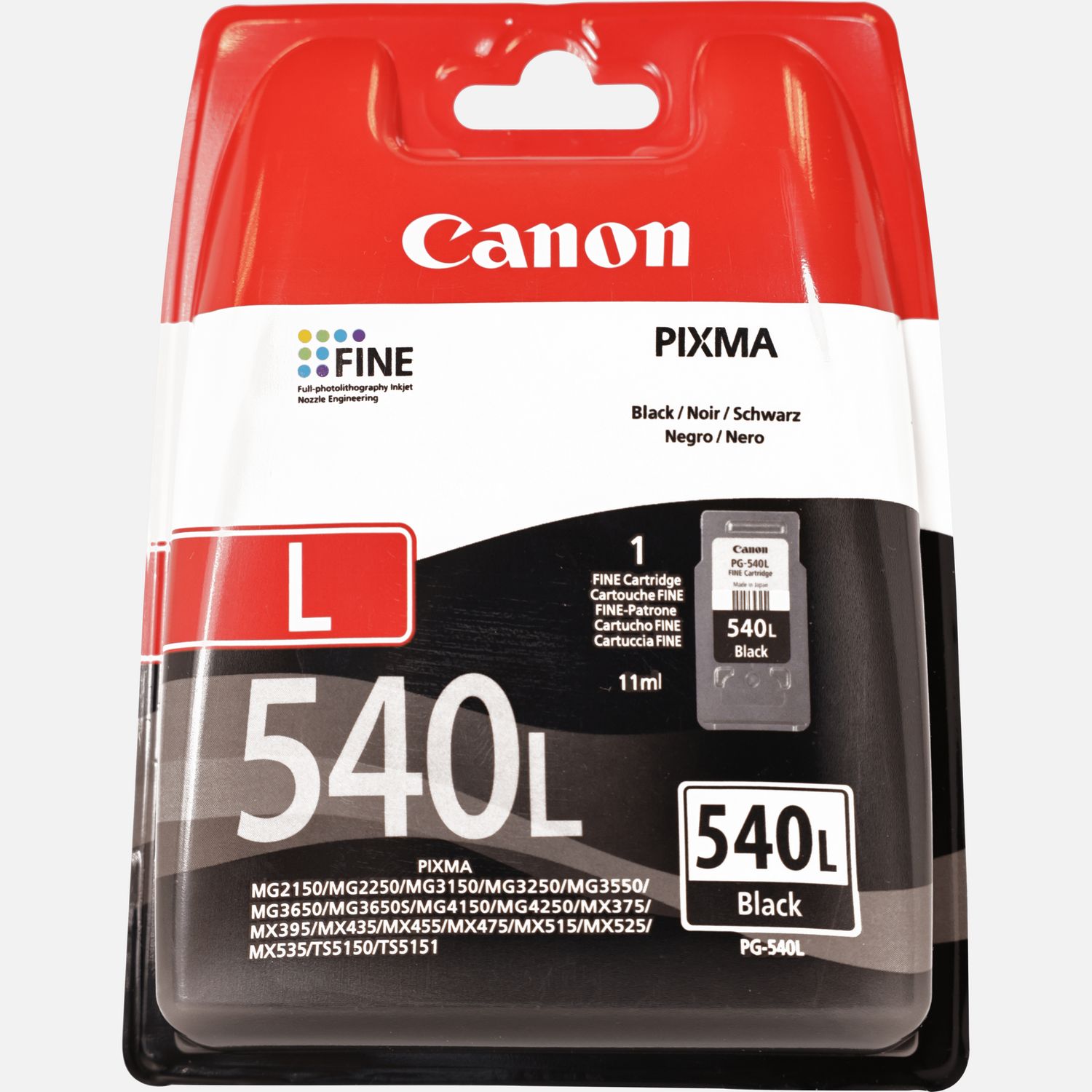 Ink_Cartridge_Canon_PG540L_BK_OEM Kasetė Canon PG-540L (5224B010) BK 300psl OEM - Image 1