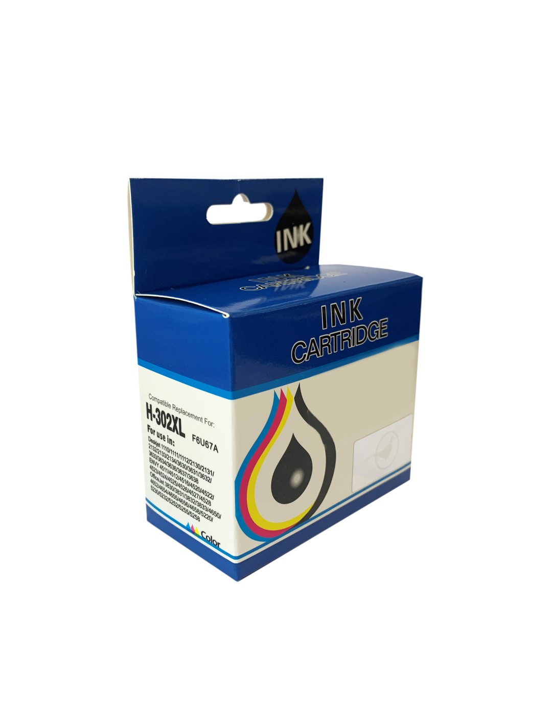 Ink_Cartridge_HP_No__302XL_F6U67AE_CMY_COMPATIBLE Kasetė HP No.302XL (F6U67AE) Reman. CMY 18ml NAUJA - Image 1