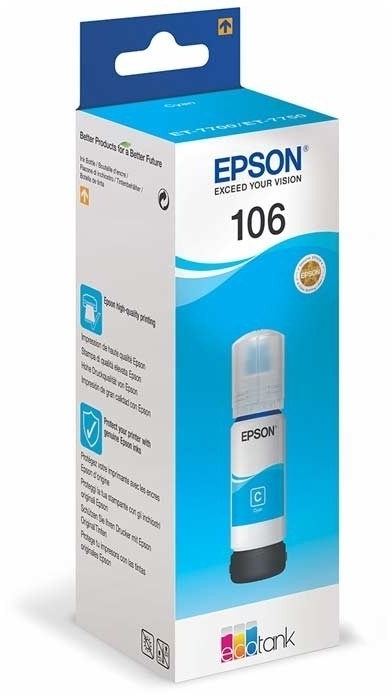 Ink_Epson_106_C13T00R240_CY_OEM Ink Epson 106 (C13T00R240) CY 5K OEM - Image 1