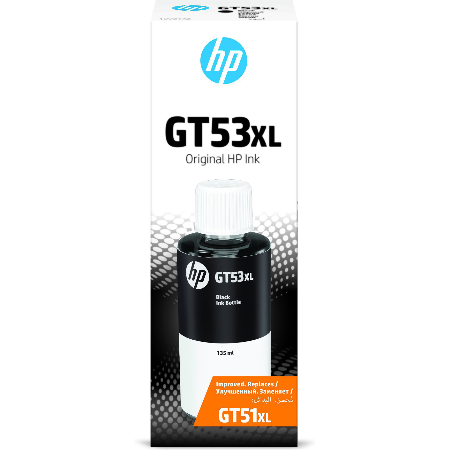 Ink_HP_No_GT53XL_1VV21AE_BK_OEM Ink HP No. GT53XL (1VV21AE) BK 135ml OEM - Image 1