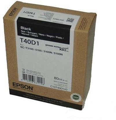 Ink_cartridge_Epson_T40D1_BK_OEM Kasetė Epson T40D1 BK 80ml. OEM - Image 1