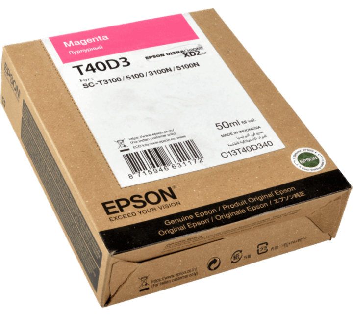 Ink_cartridge_Epson_T40D3_MG_OEM Kasetė Epson T40D3 MG 50ml. OEM - Image 1