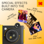 Kodak SMILE+ Momentinis fotoaparatas, 2x3'', Juoda - Image 4