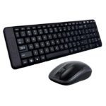 Klaviatūra ir pelė Logitech MK220 (US) belaidė USB BK