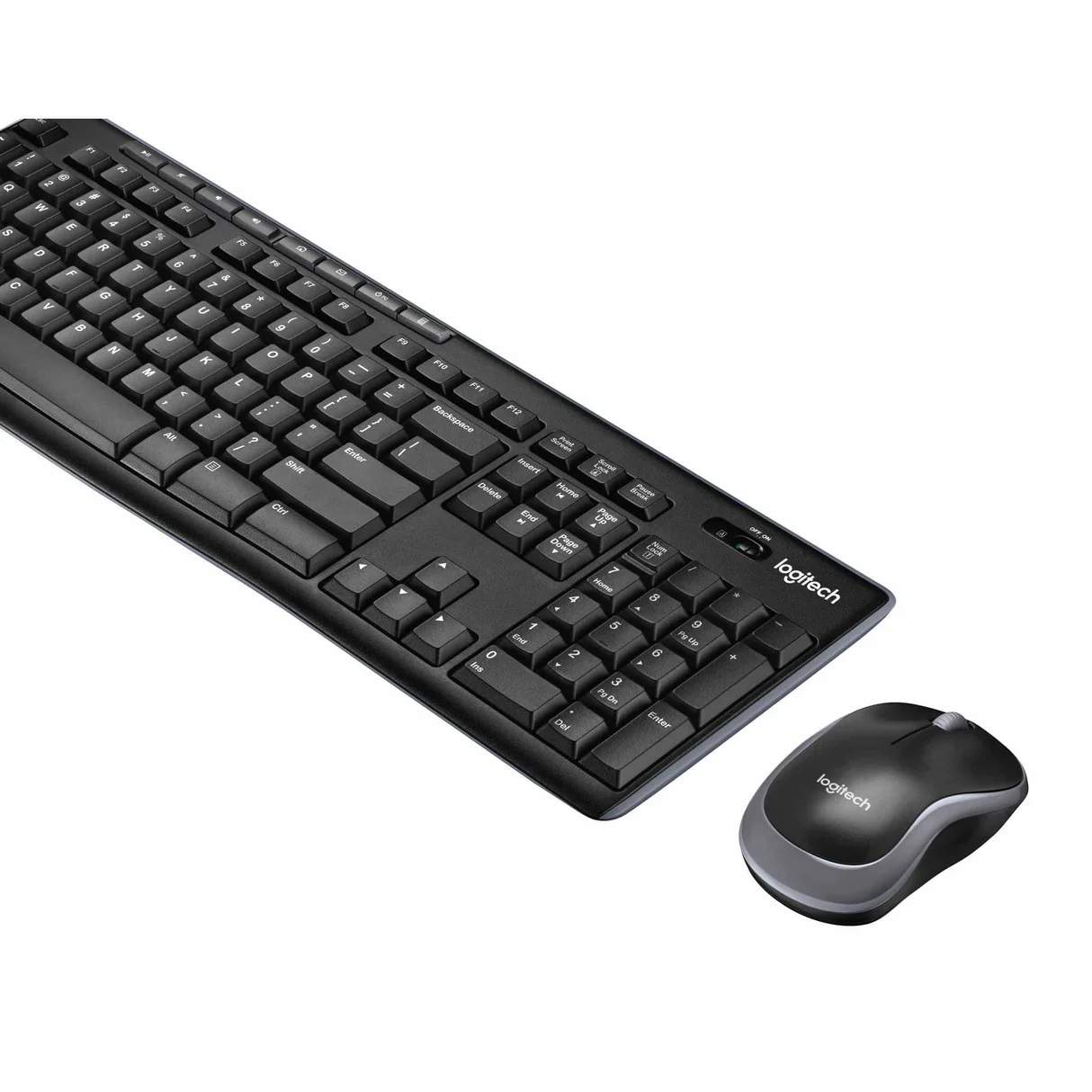 Keyboard_and_mouse_Logitech_MK270_wireless_BK Klaviatūra ir pelė Logitech MK270 (US) belaidė USB BK - Image 1