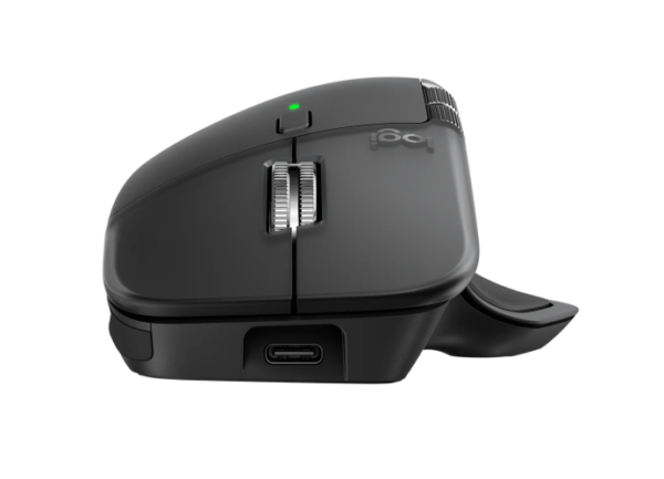 Logitech MX Master 4 Belaidė pelė RF Wireless + Bluetooth, 8000 DPI, Graphite - Image 6