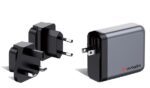 Verbatim 32203 GaN Įkroviklis 140W 4-Port, USB-A/USB-C, EU/UK/US Plug, Pilka/Juoda - Image 4