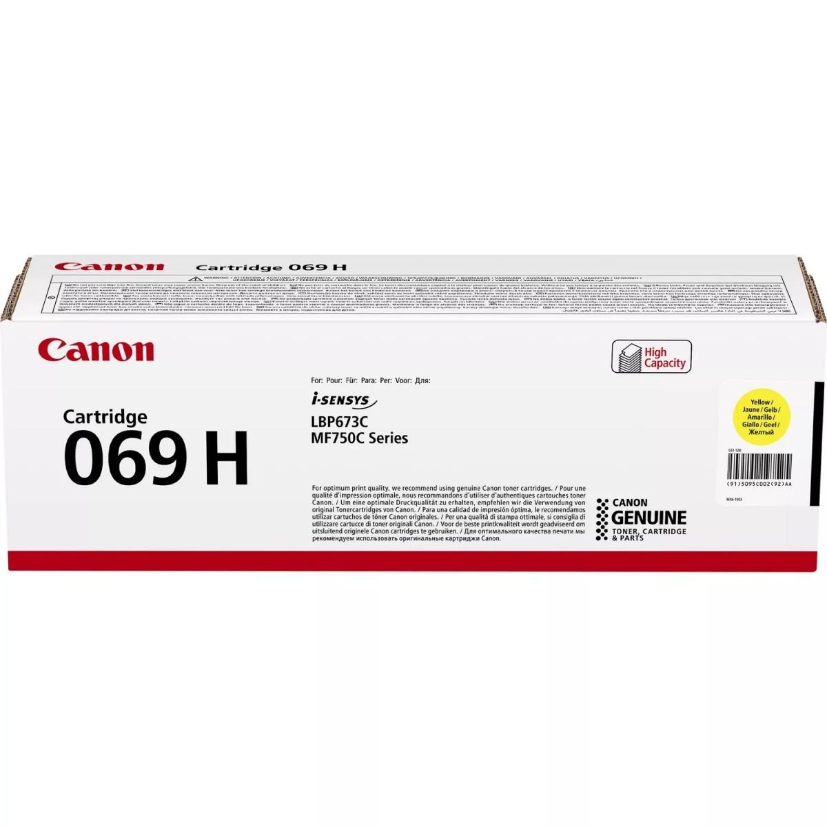 Laser_Cartridge_Canon_069H_5095C002_YL_OEM Kasetė Canon 069H (5095C002) YL 5.500psl OEM - Image 1