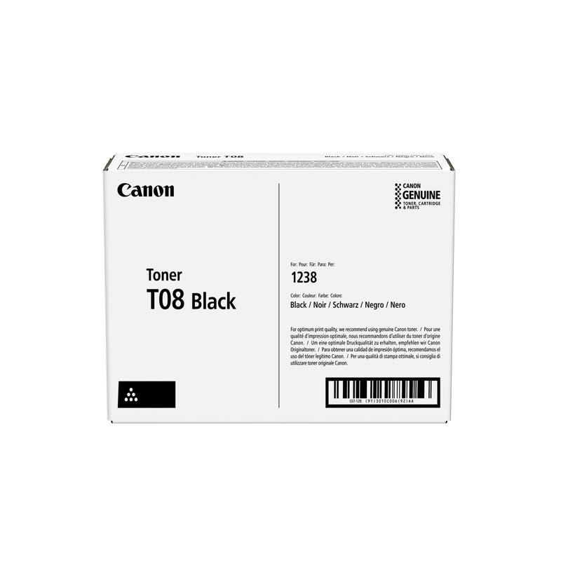 Laser_Cartridge_Canon_T08_3010C006_BK_OEM Kasetė Canon T08 (3010C006) BK 11K OEM - Image 1