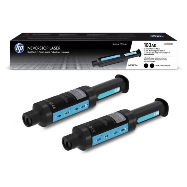Laser_Cartridge_HP_103A_W1103AD_BK_OEM_2pack Kasetė HP 103A (W1103AD) BK 2500psl 2-pack OEM - Image 1
