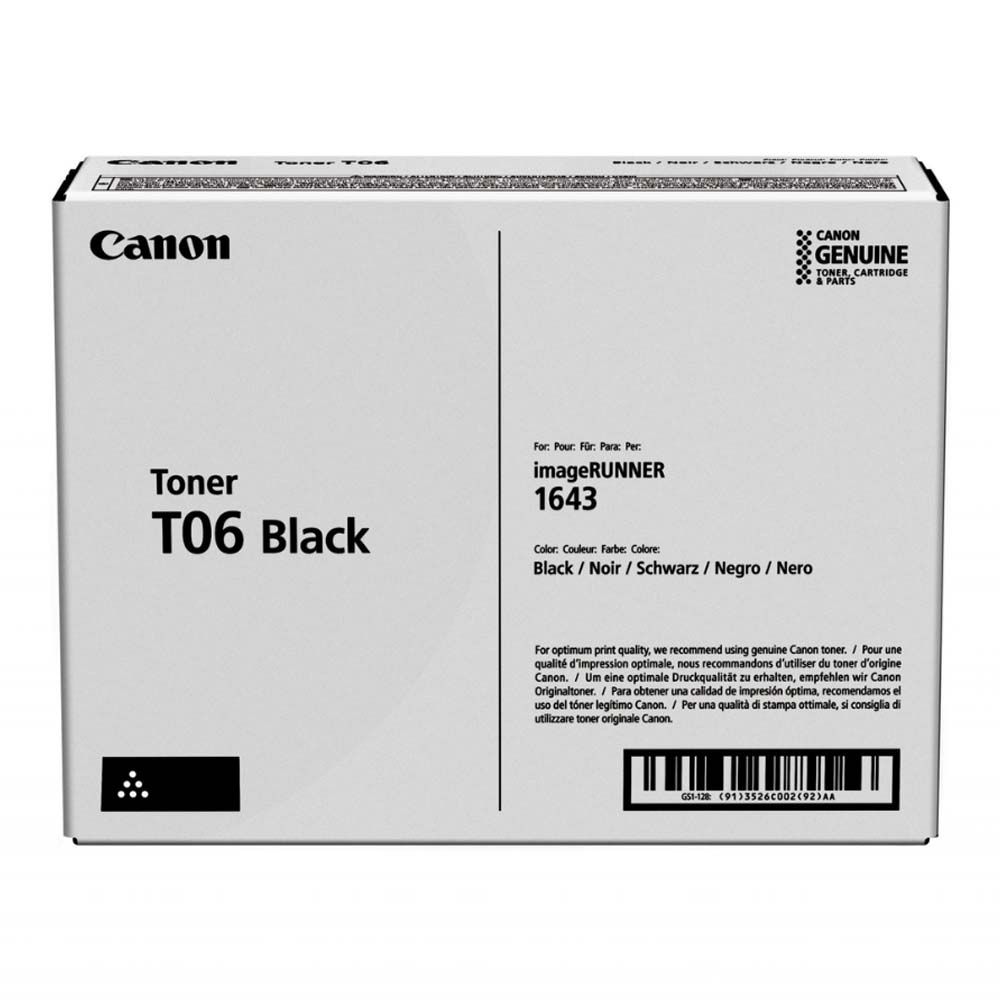 Laser_cartridge_Canon_T06_3526C002_BK_OEM Kasetė Canon T06 (3526C002) BK 20.5K OEM - Image 1